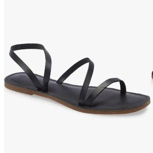Black Ankle Strap Sandals